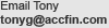Email Tony